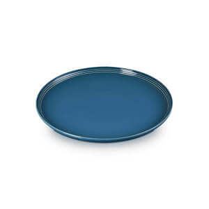 Le Creuset Stoneware Deep Teal Coupe Dinner Plate 27cm